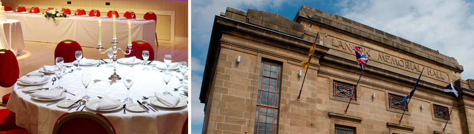 Lanark Memorialwedding cake