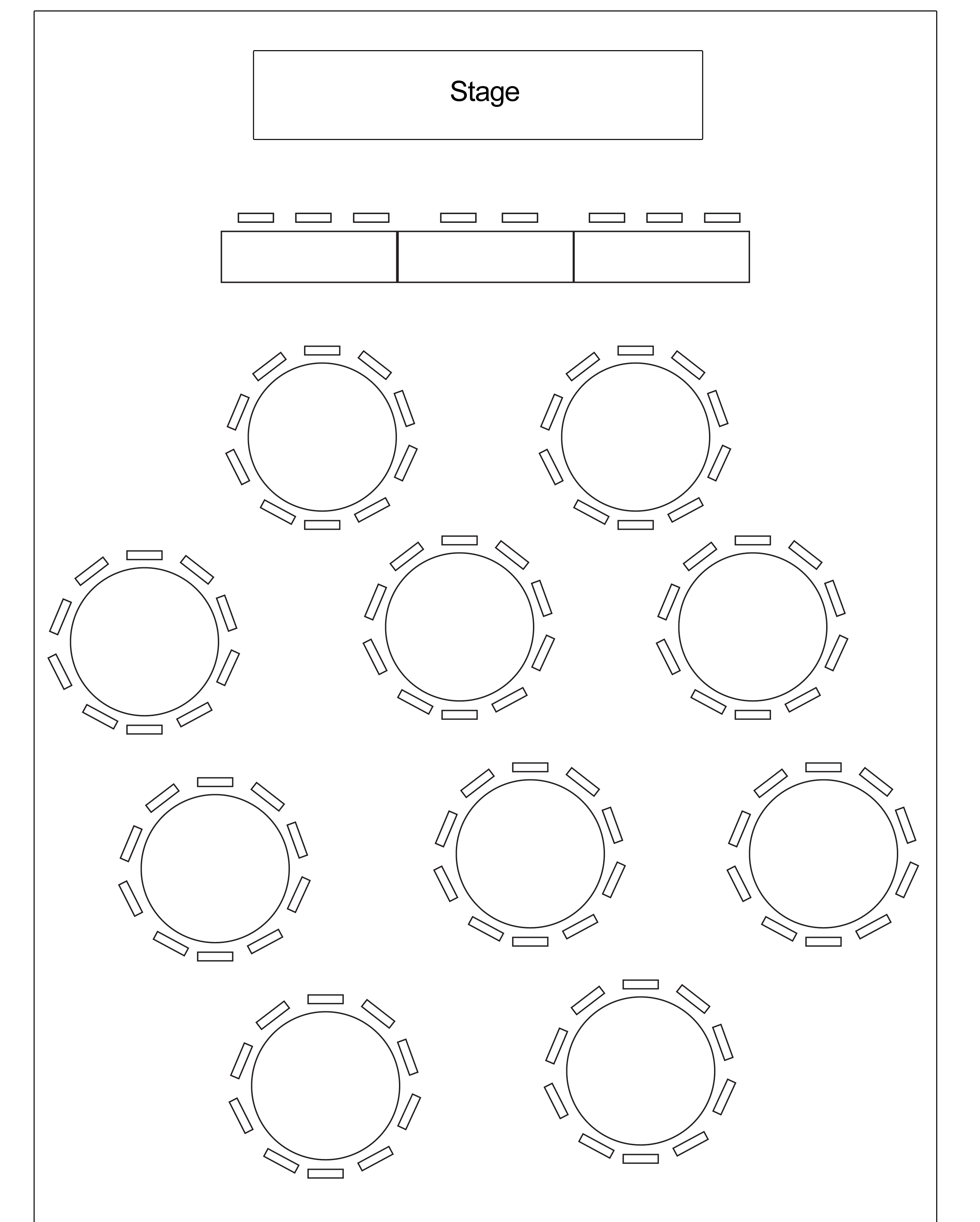 Lanark Memorial Hall Table plan 2